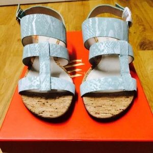 NWB Anthropologie Wythe NY Mint Leather Sandals